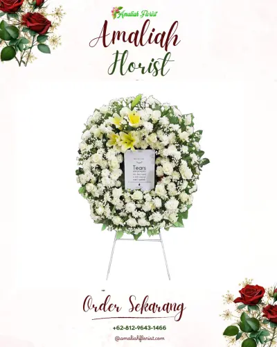 Krans Bunga Duka Cita di Munjungagung