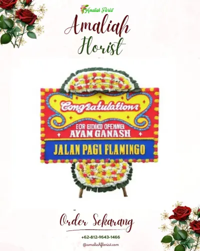 Bunga Papan Congratulation di Munjungagung